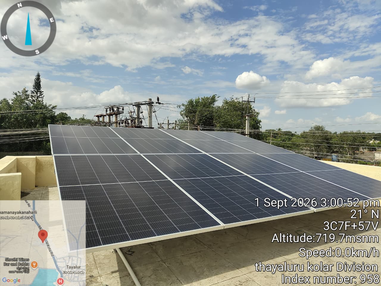 12 MWp KPTCL Solar Project