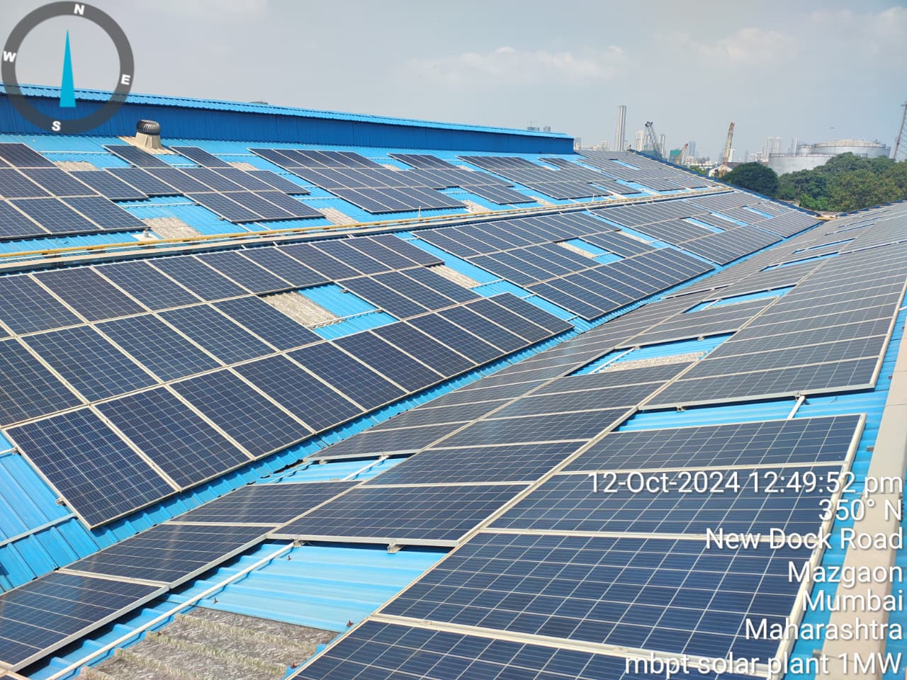 1 MWp MBPT Mumbai Port Project